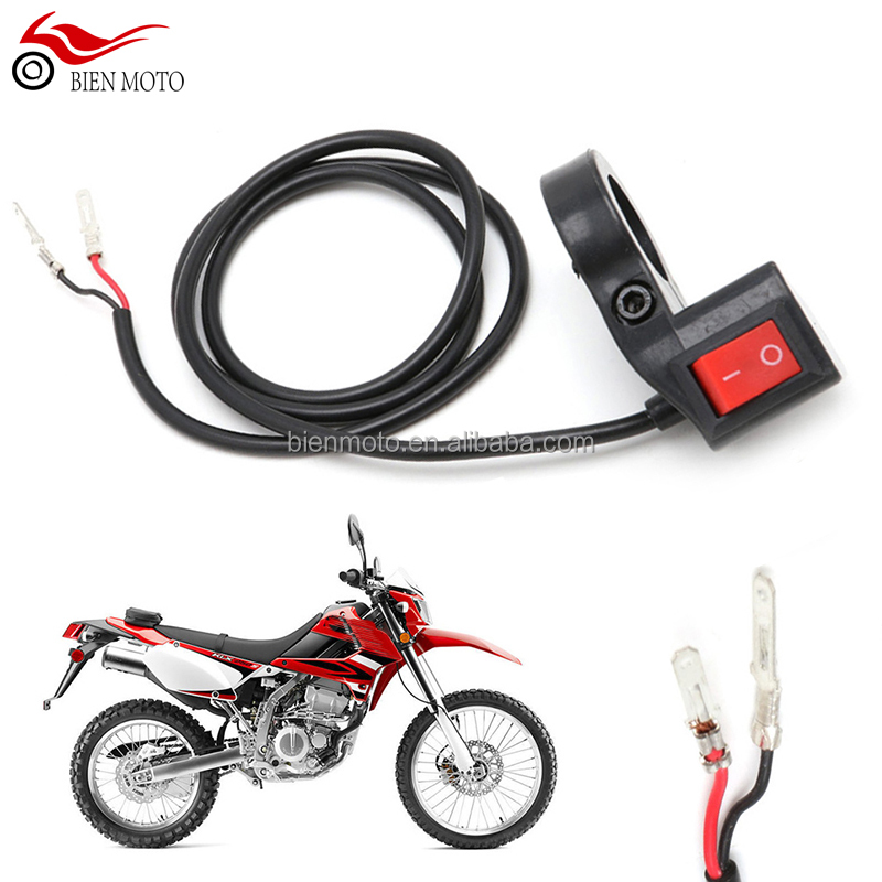 respuesto de motos New 7/8'' Motorcycle Bike Scooter Handlebar ON-OFF Head Fog Spot Light Switch