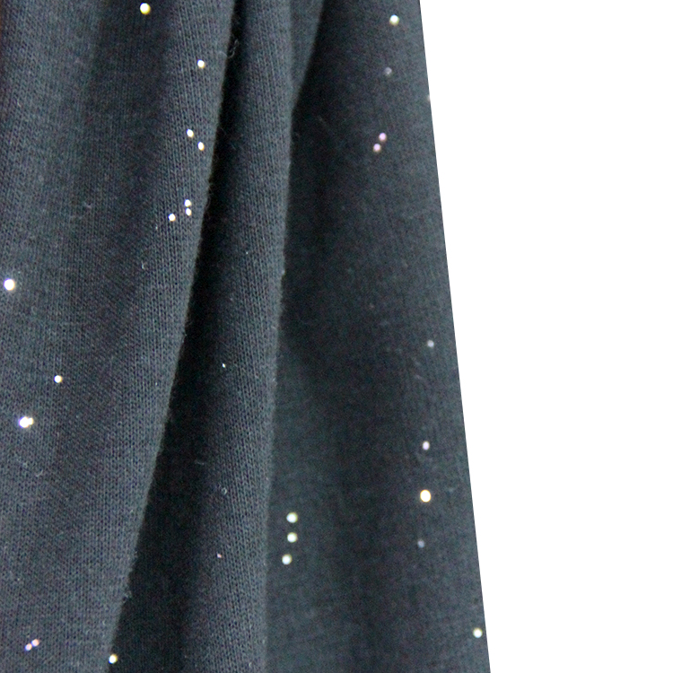 Fashion T/R 65/35 sequin jersey fabrics for women dress-1800257