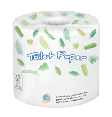 Eco-friendly hygienic ultra strong soft water soluble rollo papel higienico navidad bamboo toilet pap paper tissue