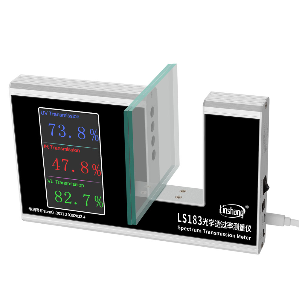 940 ИК 365 УФ 380-760нм VL Linshang LS183 измеритель спектра передачи для УФ ИК теста передачи пленки стекла окна тонирование