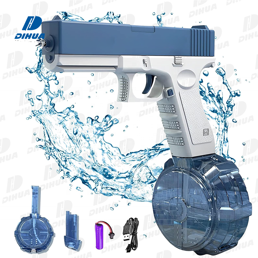 Электрический водяной пистолет Glock, полностью автоматический водный пистолет для детей, уличный Летний Водяной пистолет для вечеринок, игрушечные пистолеты для стрельбы