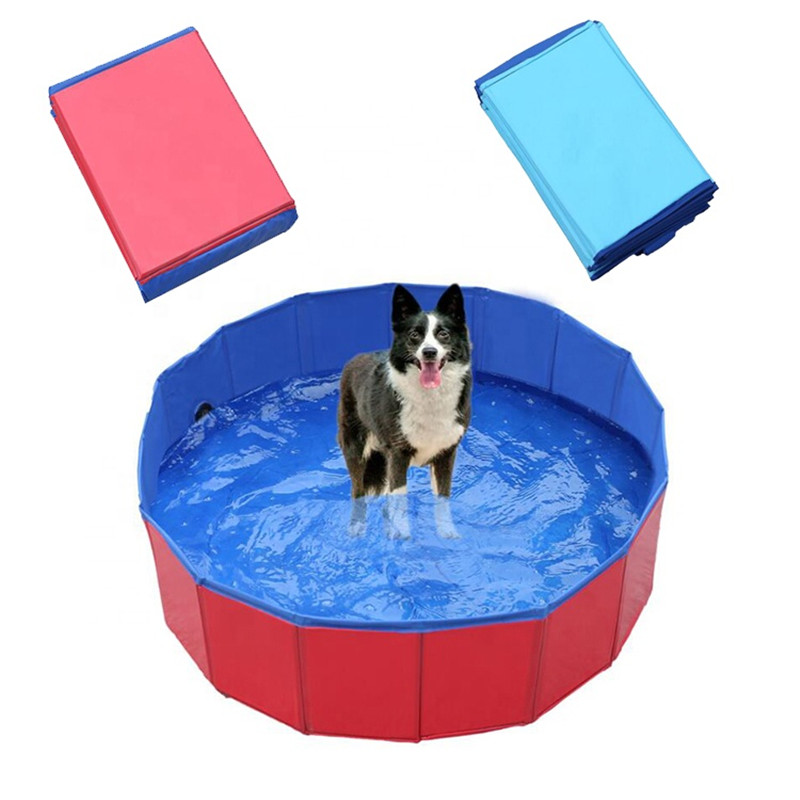 Mobile Foldable Summer Backyard Pets Swimming Fun Bath Tub Pet Dog Swimming Paddling Pool Dog Pool