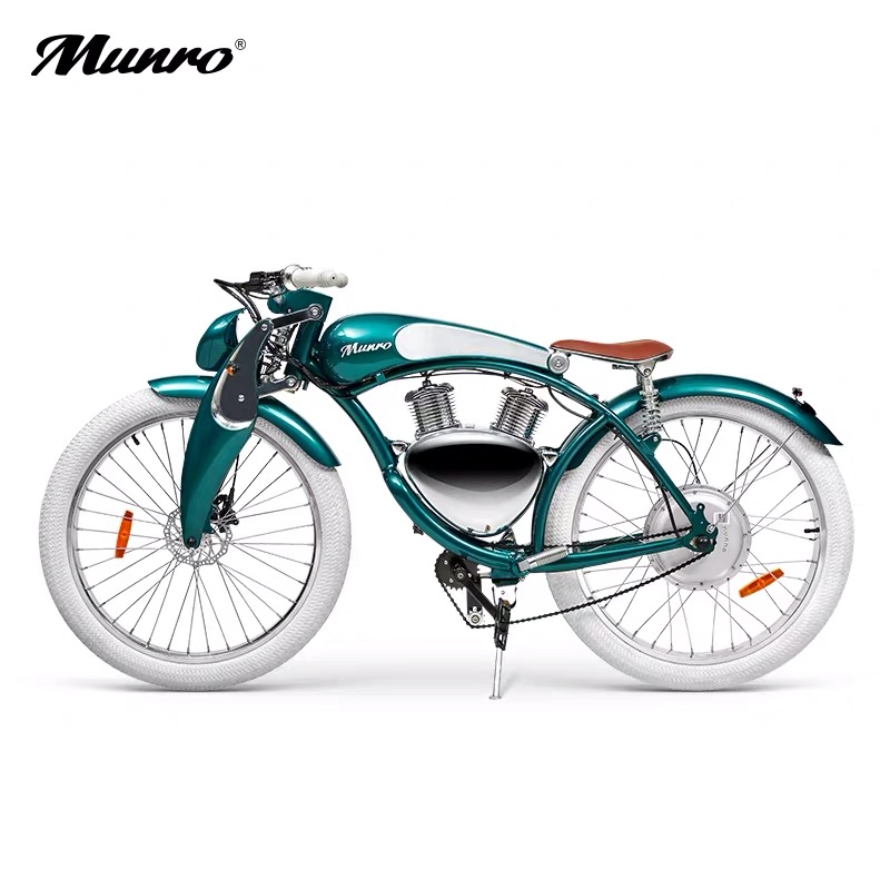 Новый дизайн, Европейский электровелосипед Munro 2,0, электрический велосипед с полной подвеской, винтажный смарт-велосипед для итальянской Австралии