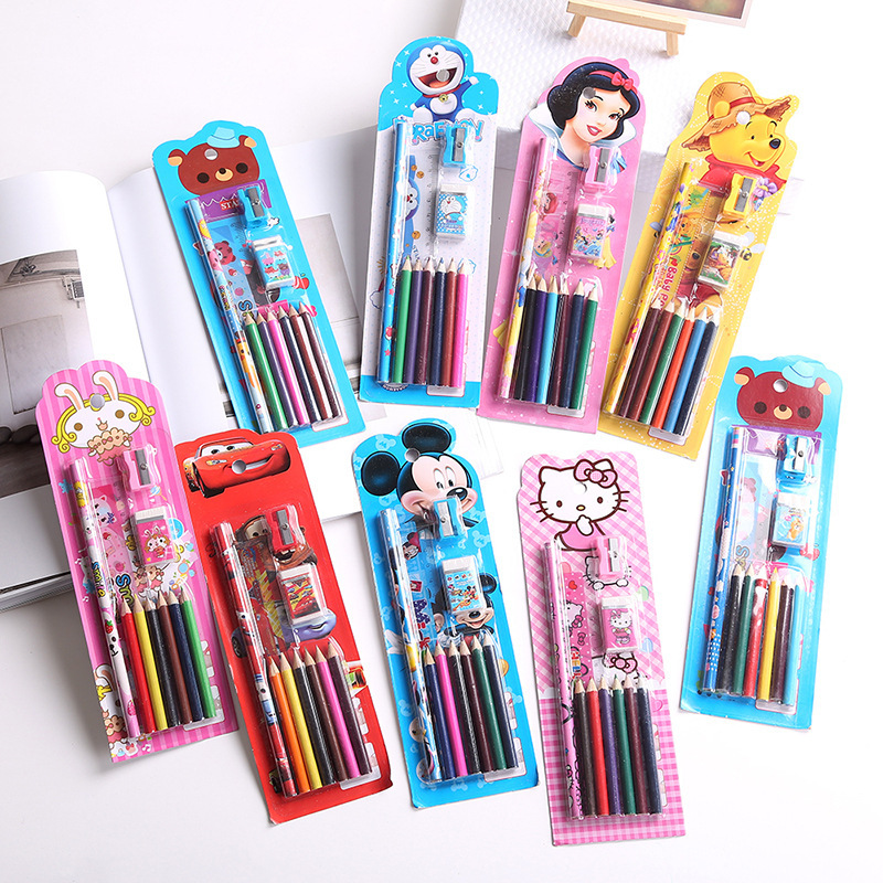 Hot sales High Quality price cheap material escolar fournitures scolaires Kids kids gift pack stationary set a school supplies