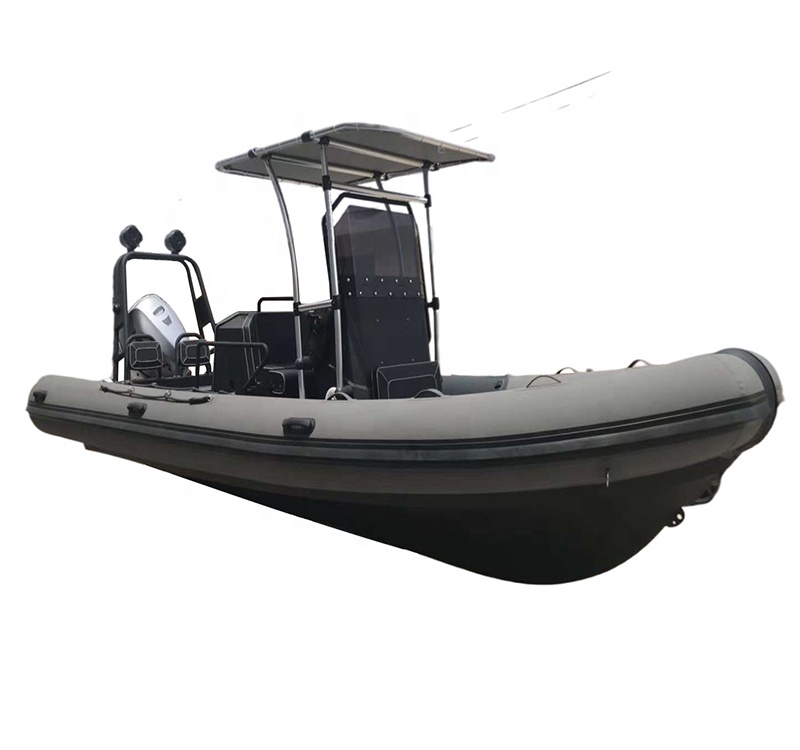 rib 520 dinghy inflatable new pvc rib boat with wheel