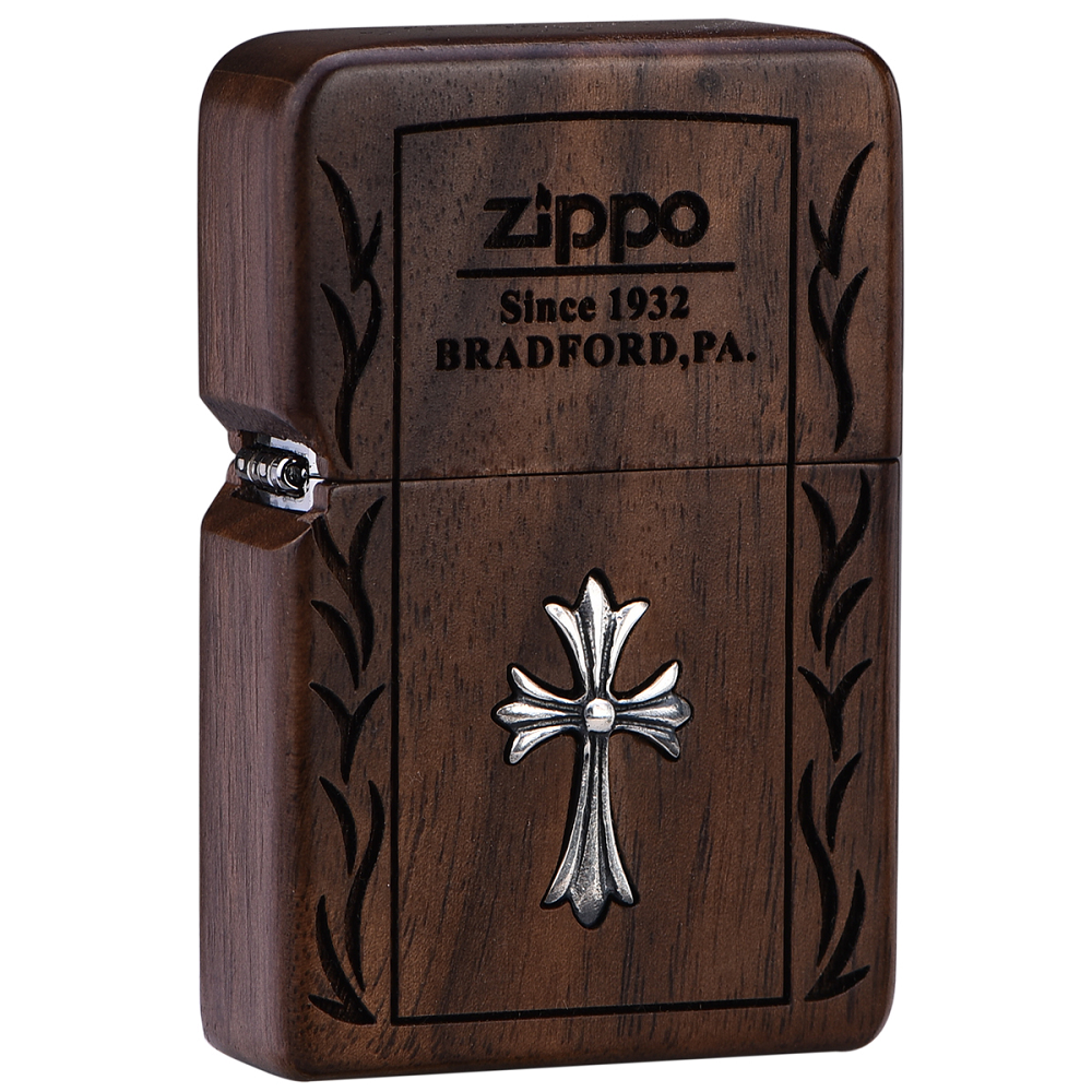 FT-929 натуральный Творческий резные деревянные легче крышка для zippo чехол