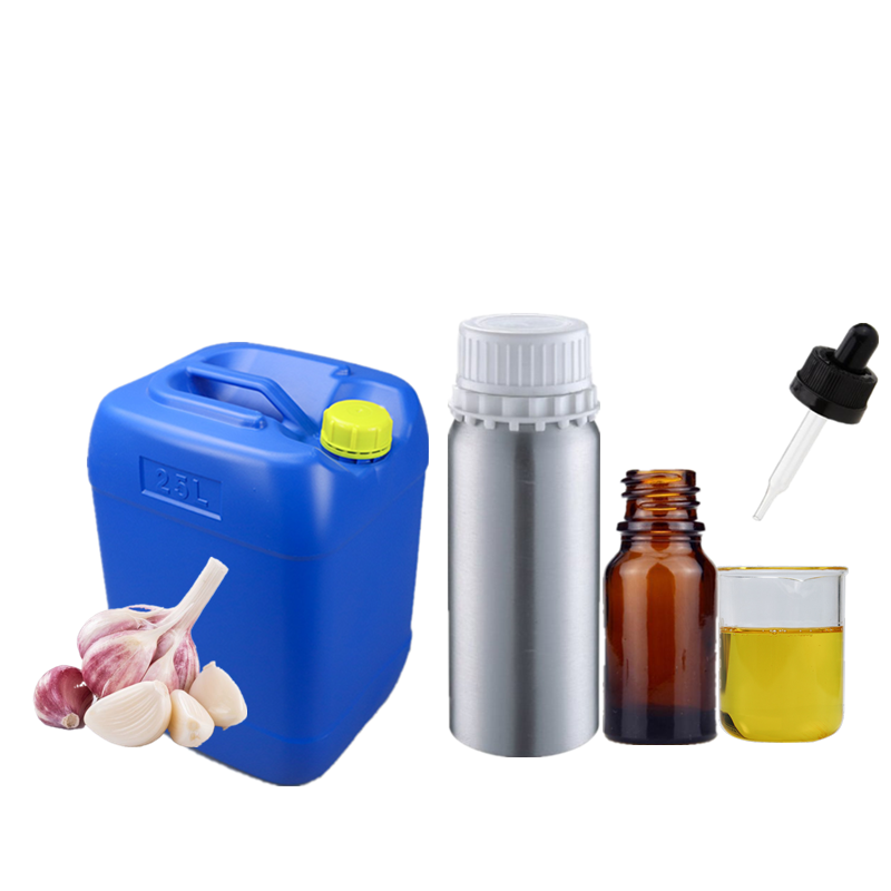 Bulk Natural Garlic Oil Pesticide Bulk Allicin 99% Garlic Essential Oil Feed Additive CAS 8000-78-0