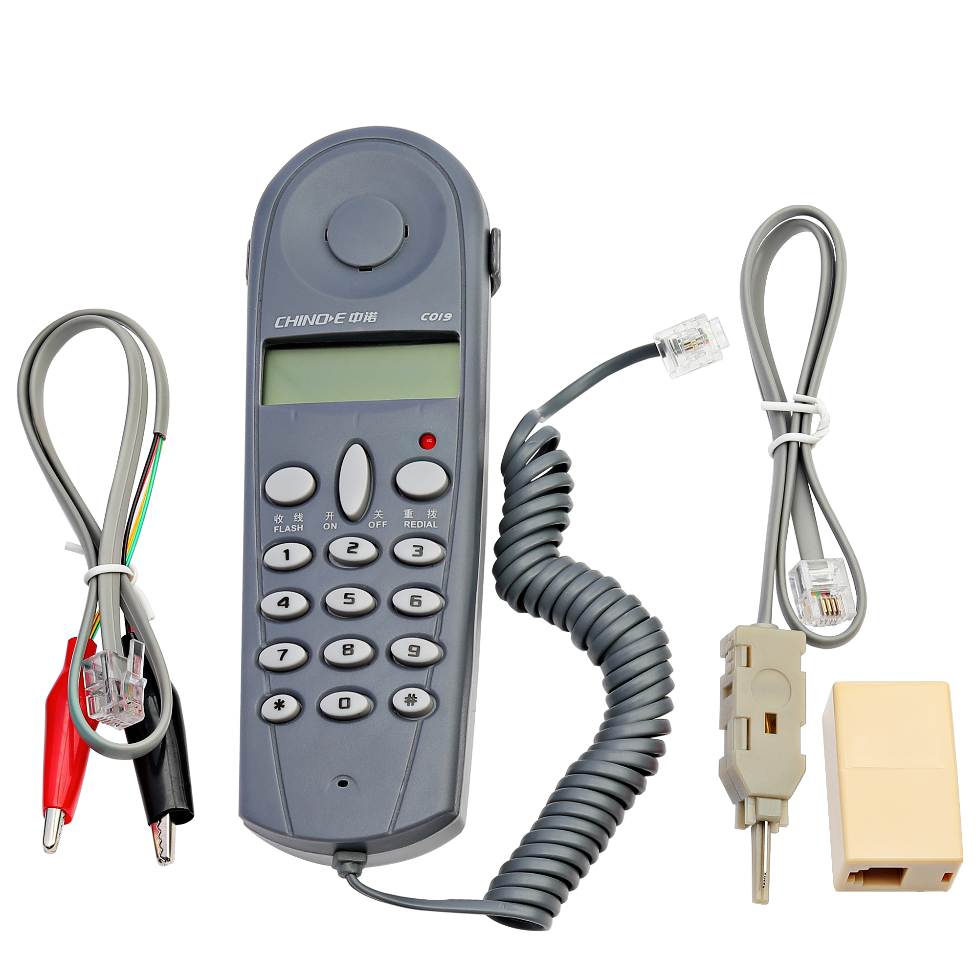 Network Cable Tester с Connectors и Joiner, Phone Line Tester, Wire Tracker, C019