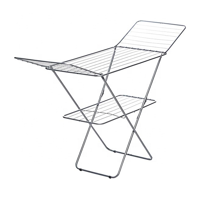 Wholesale Free Standing Rack Metal Balcony Clothes Drying Rack