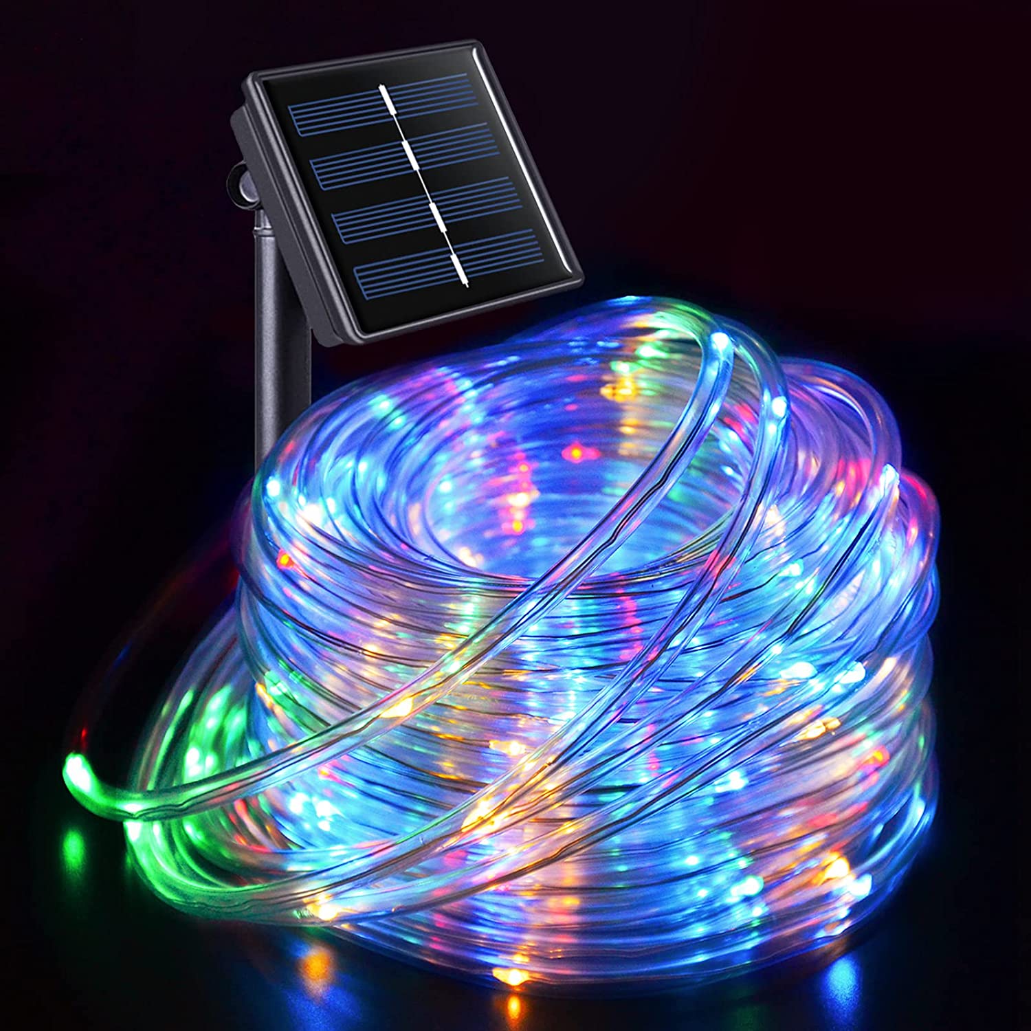 LED Rope Lights Battery Operated String Lights 200LEDs 8 Modes Outdoor Waterproof battery powered light rope