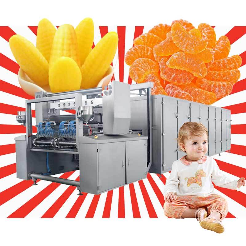 80kg gummy machine gummy depositor machine Hot sale Fully automatic multifunctional jelly candy gummy bear bonbon making machine