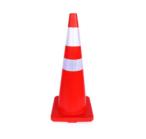 SH-X055 70CM PVC Traffic Safety Cone with Reflective Tape Waterproof