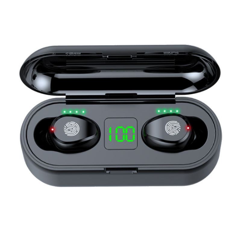 Сенсорное управление водонепроницаемый Chaging коробка Bt V5.1 Auriculares Inalambricos F9 беспроводные наушники