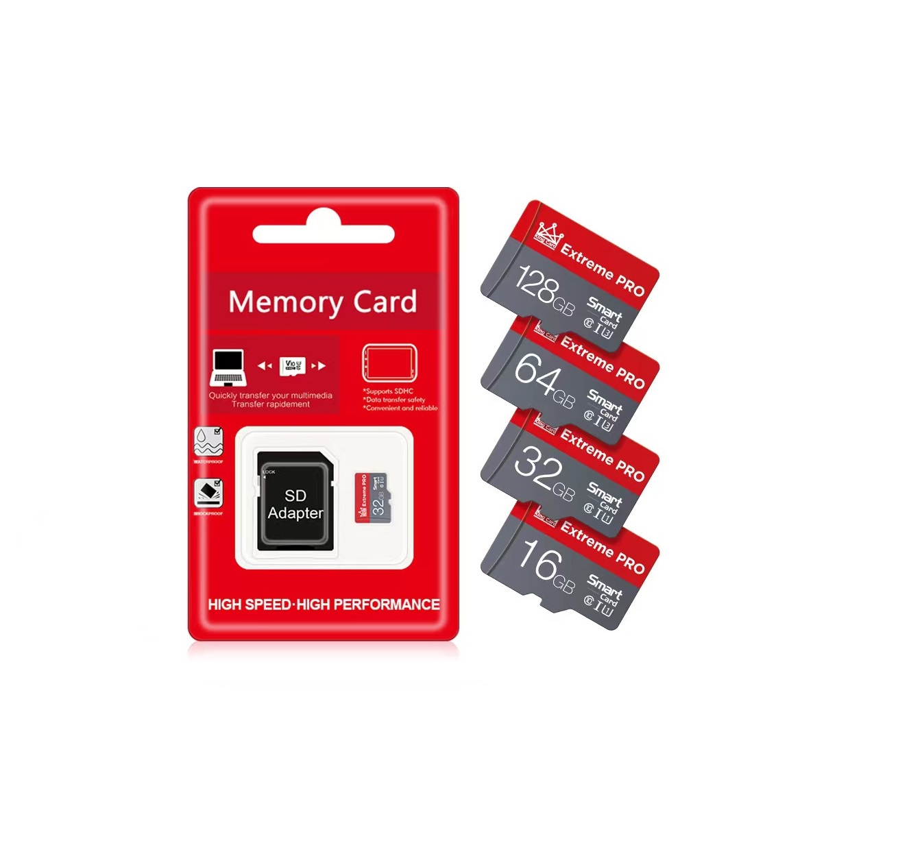 Карта памяти SD класса 10, Usb3.0, 16 ГБ, 32 ГБ, 64 ГБ, 128 ГБ, 256 ГБ, 512 ГБ