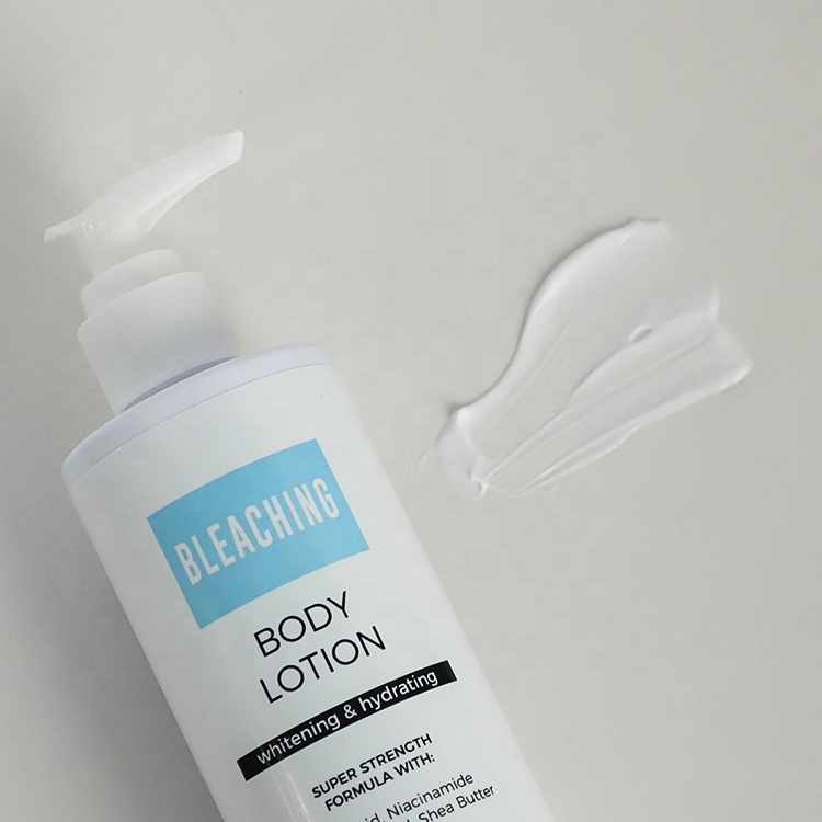 fast Whitening body lotion moisturizing lotion private label Bleaching Cream organic niacinamide brightening body care