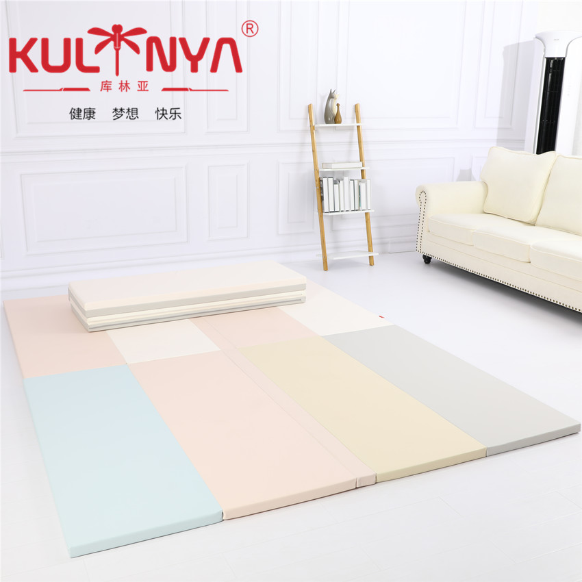 2019 Новая мода Kulinya kid non-seam четыре складные EPE или XPE пены игры и отдыха мат