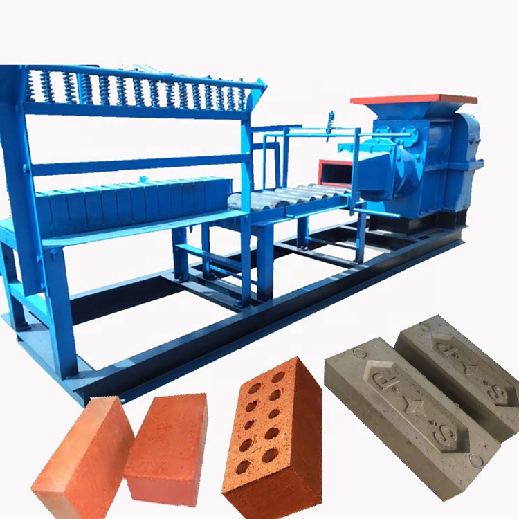 Mini Brick production line Fired Soil clay mud logo Brick Making Machine price