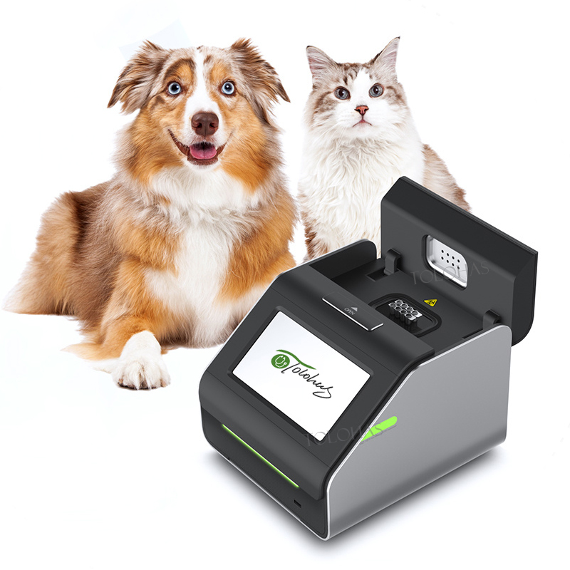 LHWGZ8P Pet medical industry disease diagnosis products PCR analyzer portable real-time vet PCR equipment