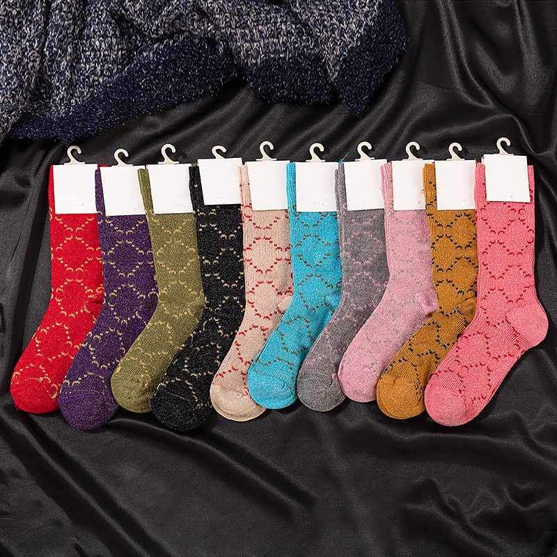 Hellosport In Stock Soft Comfortable Women Cute Colorful Sweet Warm Winter Floor Sleeping Knitted Fuzzy Socks For Girl