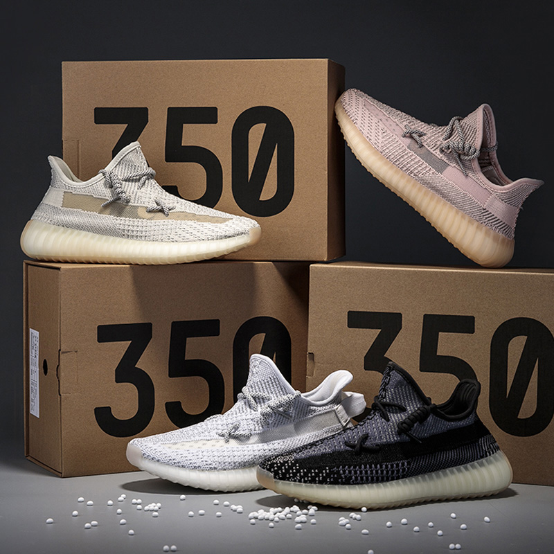 Original high quality 30 color zapatillas hombre yeezy 350 V2 yezzy Sneakers walking style shoes Men And womens casual shoess