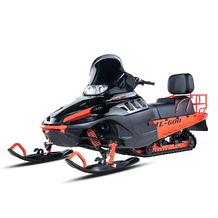 Jialing Gasoline Snow Sleds For Adults Rubber Track Snow Scooter Electric Snowmobile
