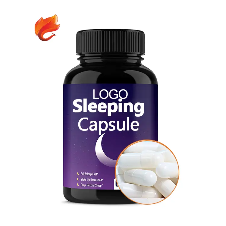 Private Label Natural Sleeping Capsule Melatonin and Vitamin B6 Capsule