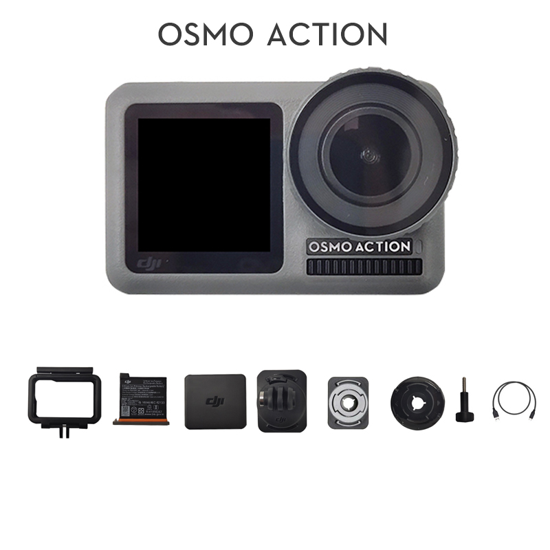 Профессиональная спортивная Экшн-камера DJI Osmo 4K HDR видео Водонепроницаемая ручная UHD стабилизатор изображения vs Zhiyun Gimble