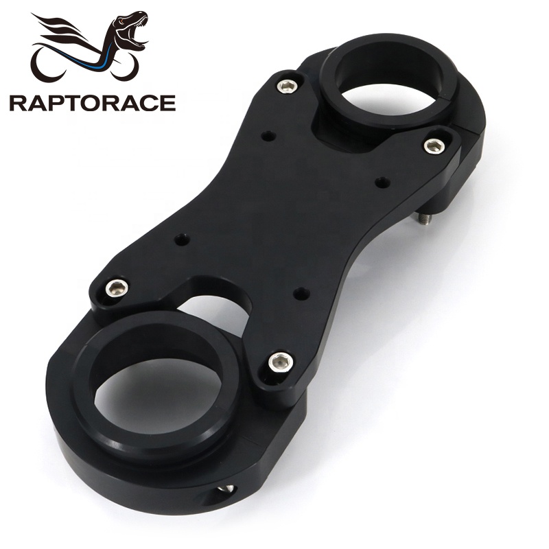 Raptorace подходит для Kawasaki KLR650 KLR 650 2008-2018 Aftermarket передняя вилка бандажа стабилизатор алюминиевого T6-6061 ЧПУ анодированный