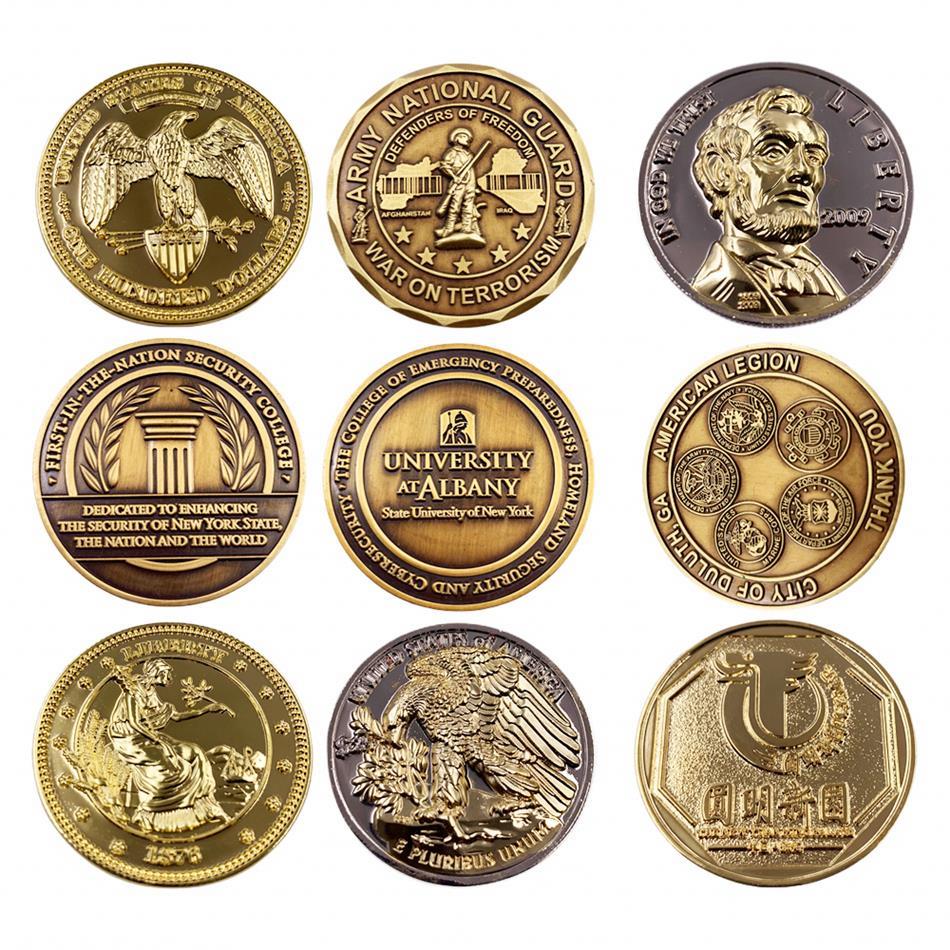 Mini Home Decoration Hot Sale Sports metal Challenge Personalized Roman Booteen Islamic Coin