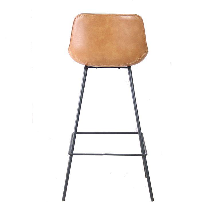 French Counter Stool Garden Bar Set Iron Chair Luxury Metal Grey Leg Bars Pub Style Stools Red Retro Round Base Stackable