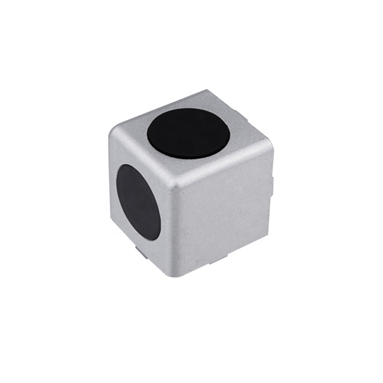 335.0410A.01 бесплатный образец 40 х 40 metal square cube 2 way алюминиевый угловой кронштейн