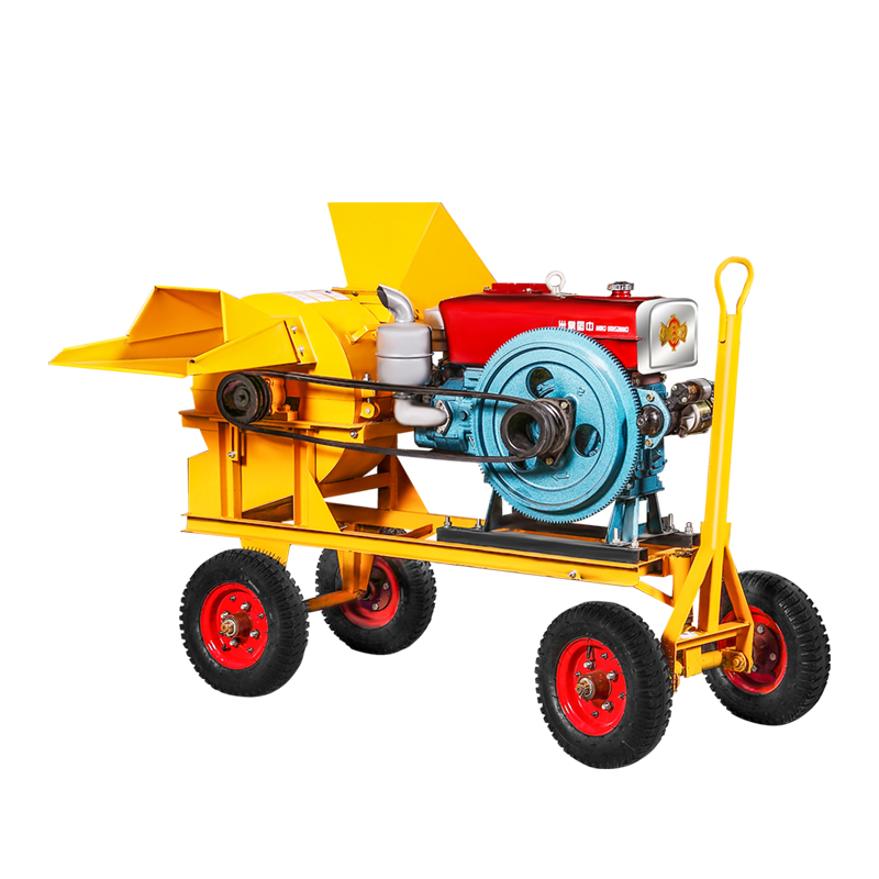 portable recycling machine wood branch waste wood board pallet wood crusher making sawdust