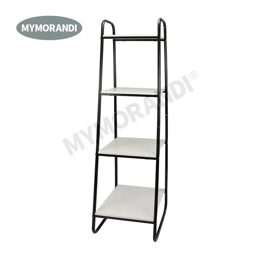 Multi-Functional 4 Tier Metal Storage Rack High Quality Metal Display Shelf