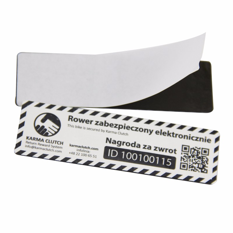 Чужой H3 RFID гибкий анти-металлическая этикетка с приклеивающейся наклейкой активами