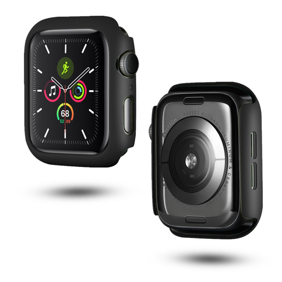 2021 HOT Shockproof Ultra-Thin Protective Frame Metallic smooth PC Hard Edge Cover for iWatch 7 41mm 45mm
