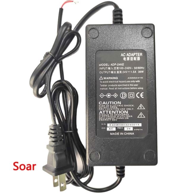 24V 1.5-2A Water Purifier RO Pump Adapter CE Certificate