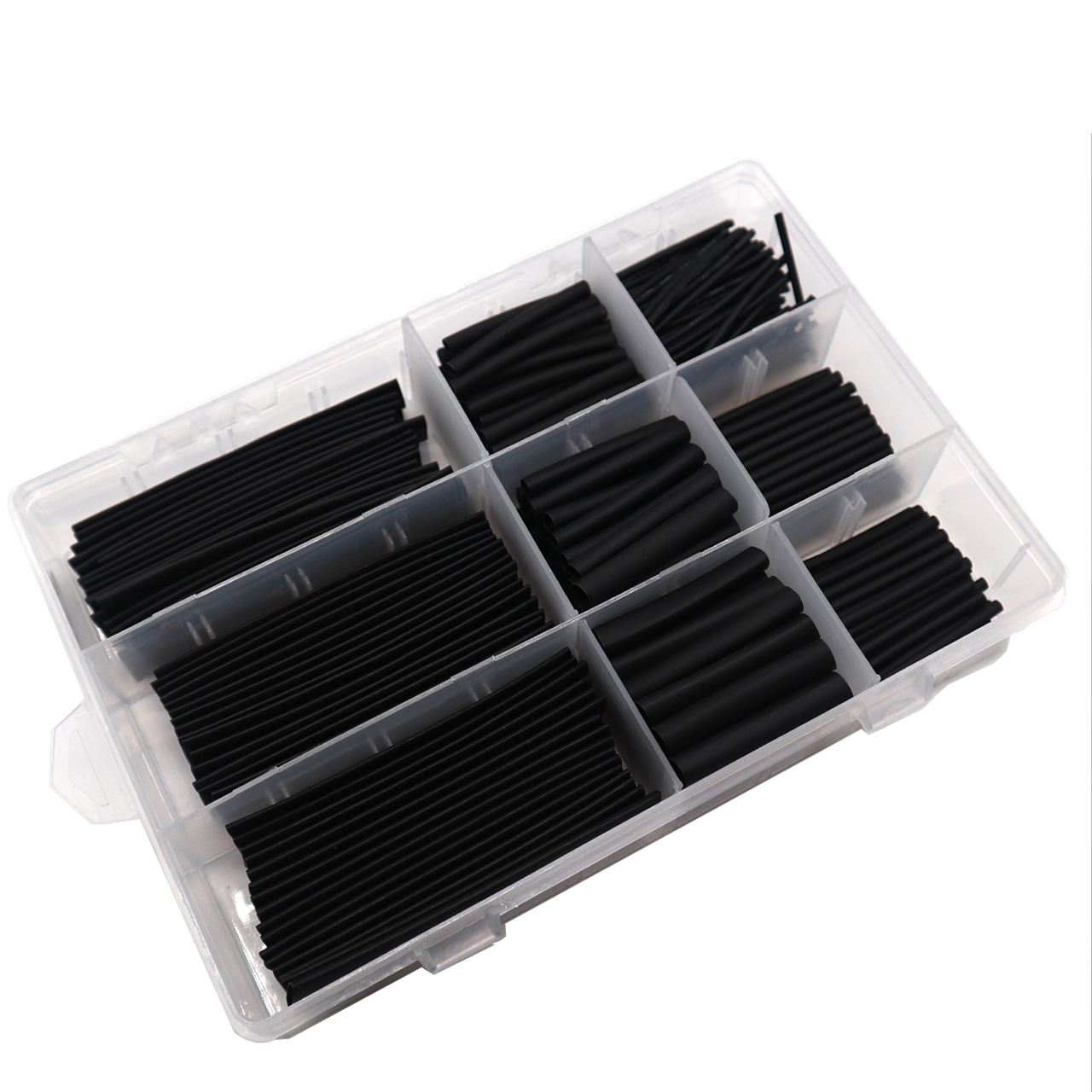 environmental protection thin wall transparent roll kit shrinking pack pe 328pcs/sets shrinkable tube heat shrink tubing