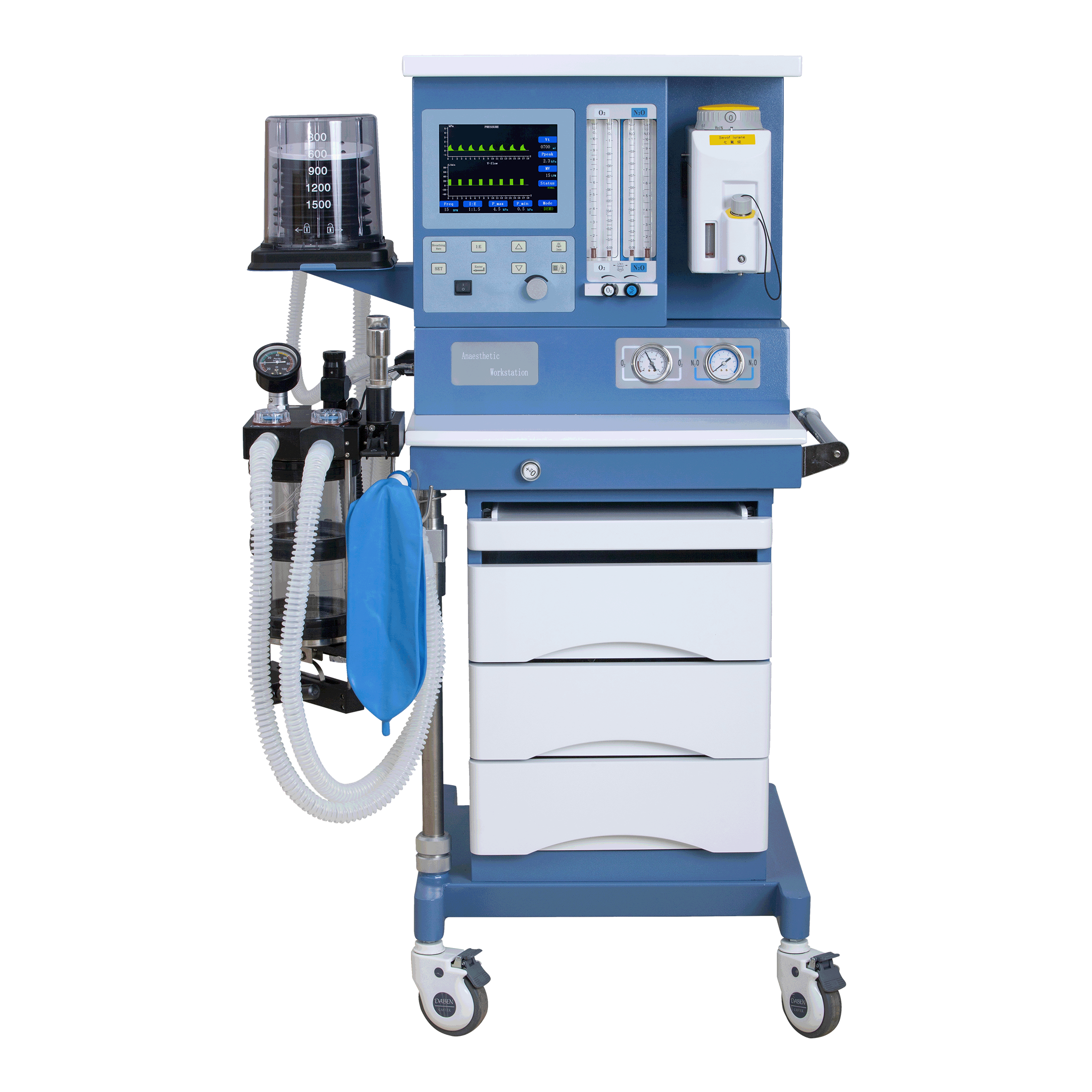 Medical Device Anaestetic Equipment With Breathing System Surgical Anasthesia Workstation Hospital Anesthesia Machine