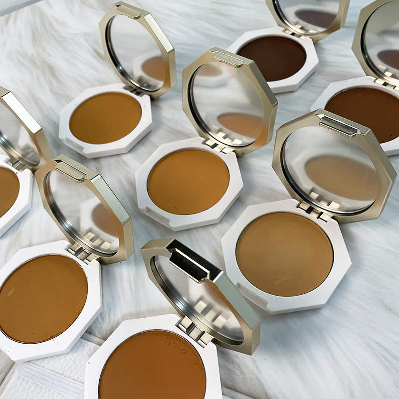 custom logo private label cruelty free foundation makeup with rose gold packaging