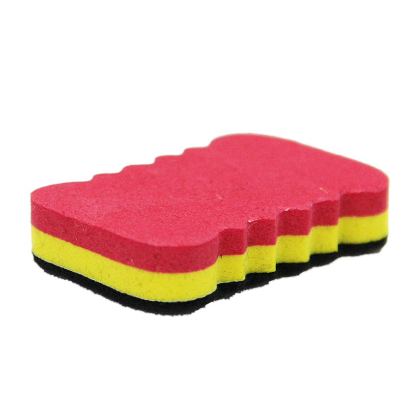 1/6 distributor 4 Colors rectangle foam whiteboard eraser magnetic for school
