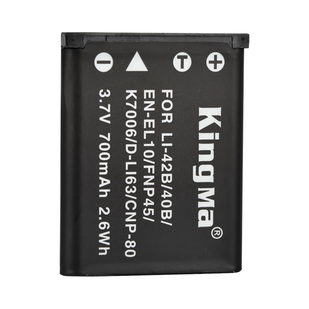 KingMa аккумуляторная батарея для цифровых фотоаппаратов LI-40B литиевая аккумуляторная батарея для Olympus SL-58 DS6365 DS7365 DM6370