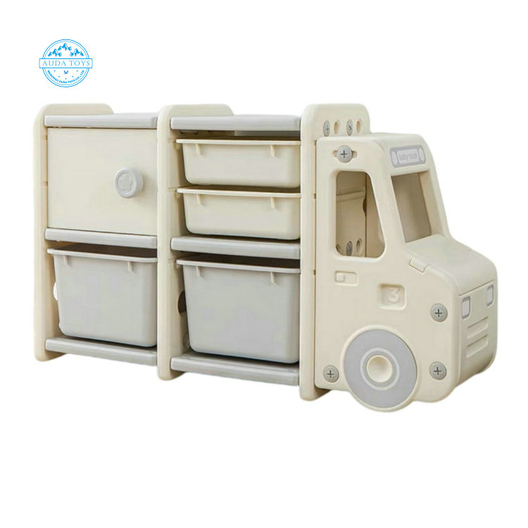 A06206A Hot selling Truck Design Europe Children Plastic Toy Organizer Storage For Kids