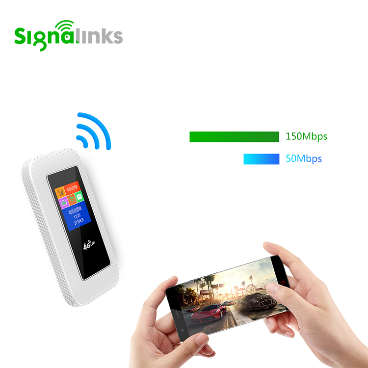 Signallinks Portable 4G wireless pocket WiFi Dual sim router wifi router 4g lte