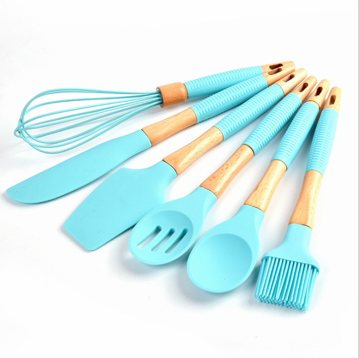 2021 New hot selling six pcs set of silicone baking tools Silicone Kitchen baking tools