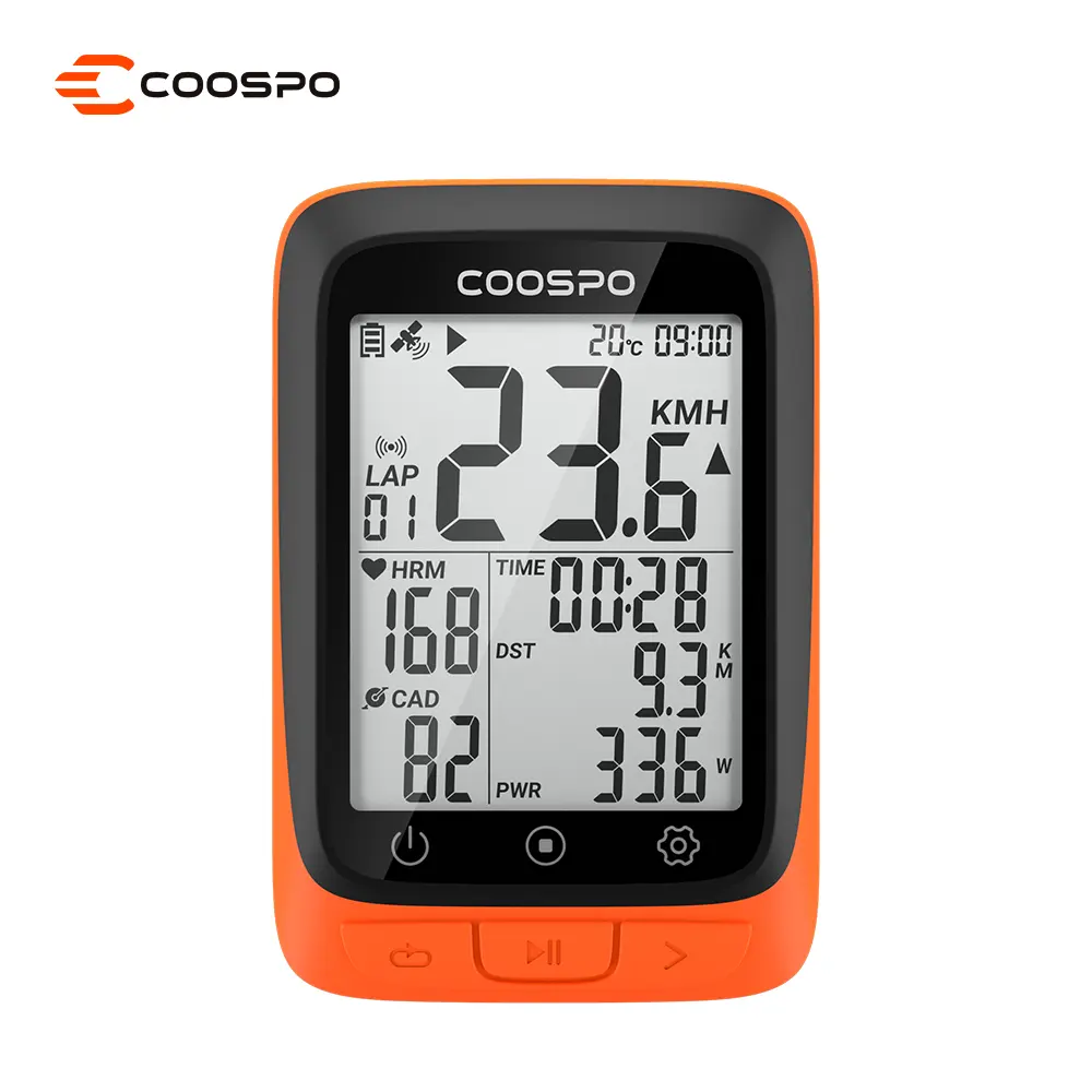 COOSPO BC107 Bluetooth and ANT+ GPS Bike Cycling Computer for Road Bike