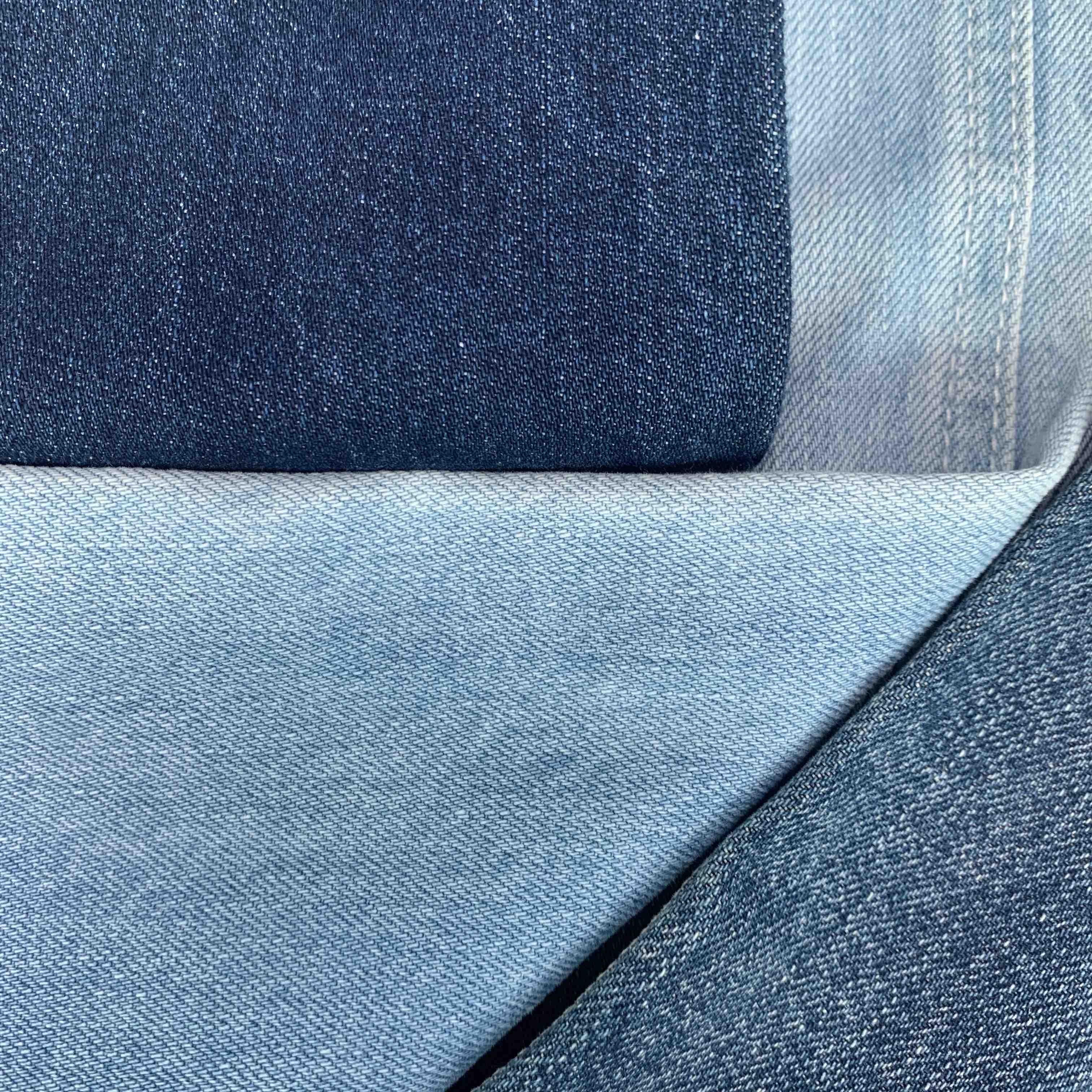 Высокое качество 100% хлопок Горячая Распродажа 11oz пряжа окрашенная синяя джинсовая ткань