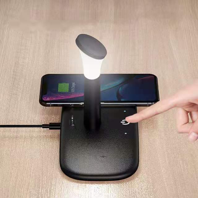 A12 5-in-1 Wireless charging Quick charging 3-in-1 wireless charging for small night lamp