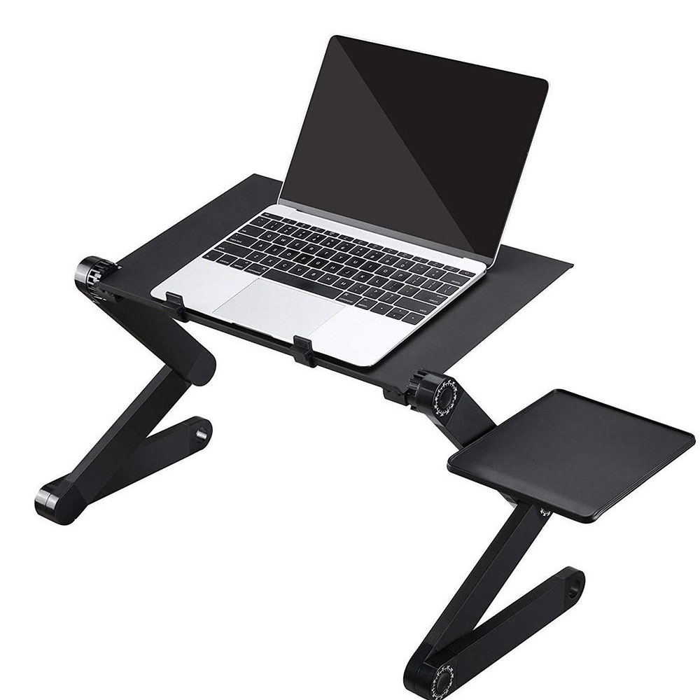 360 Adjustable Laptops Macbook Stand Laptop Holder Computer PC Desk Table Portable for Home Office Bed With Mouse Pad