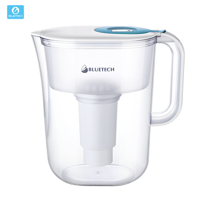 Increases PH 10 cup water filter with activated carbon filter replacement cartridge