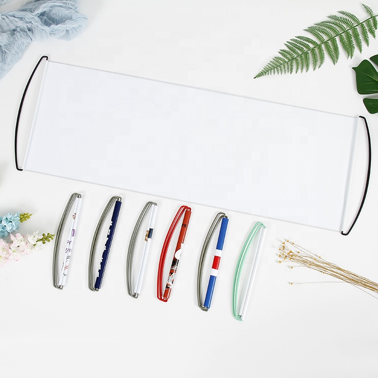 Wholesale of PET scrolling Banner in stock for painting blank spaces